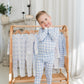 Two Piece Set in Blue Gingham