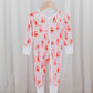 Zippered Romper in Wrapped by Santa