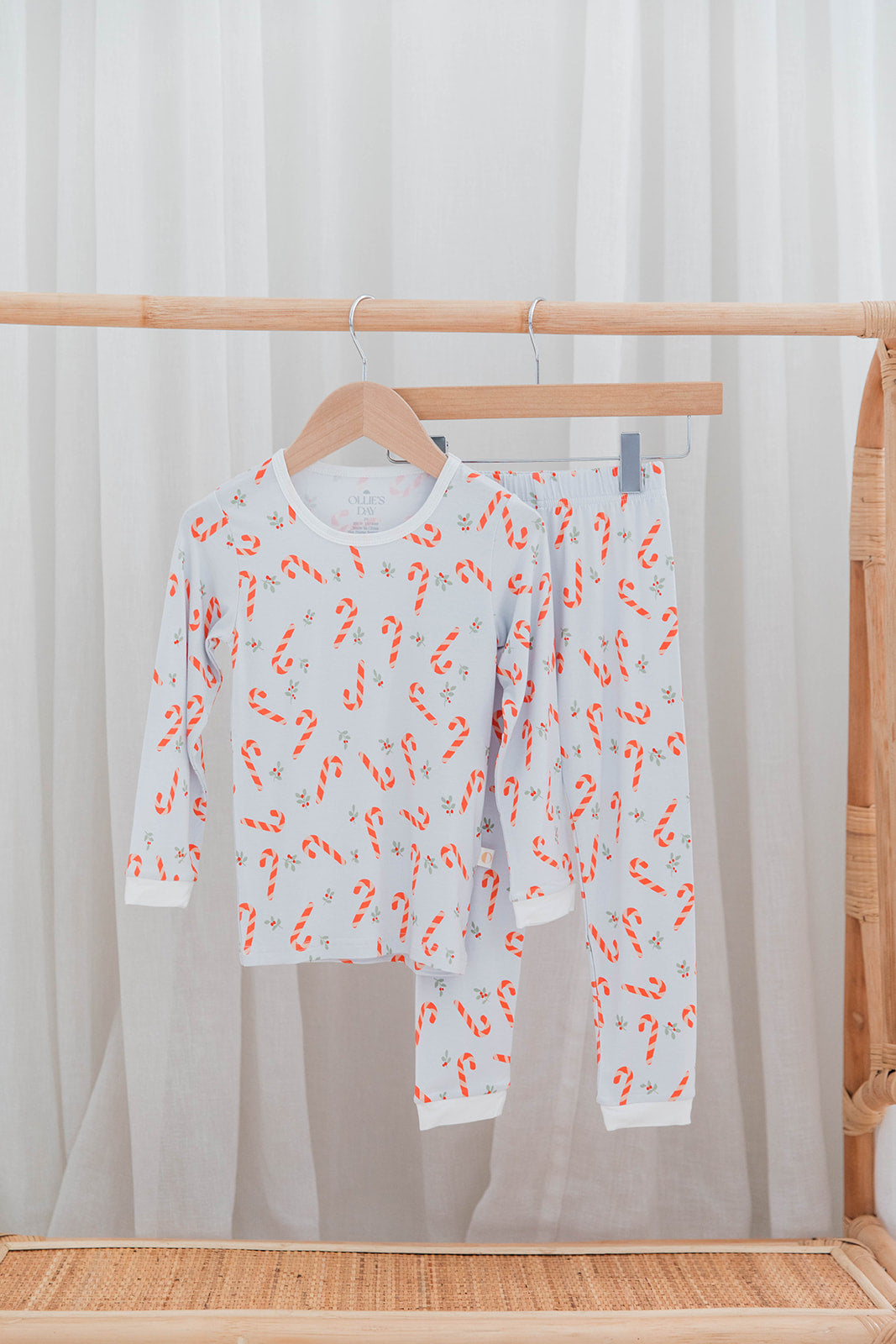 Two Piece Set in Candy Canes