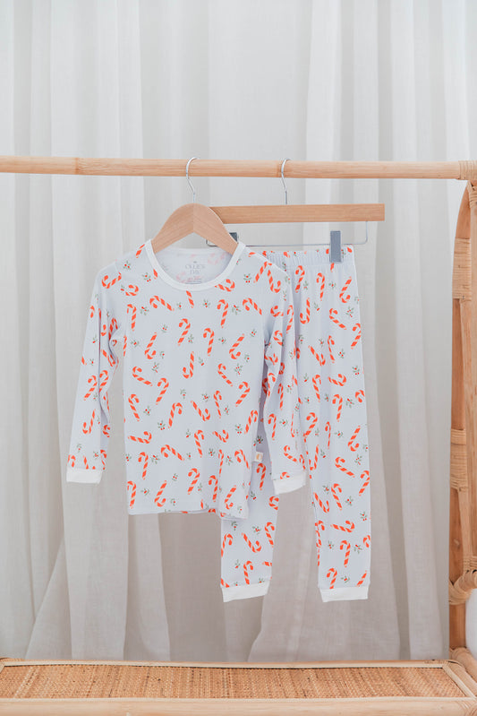 Two Piece Set in Candy Canes