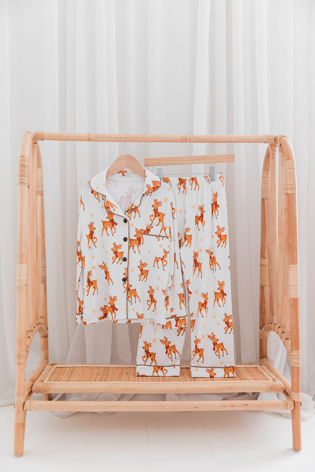 Button Down Set in Reindeer Run