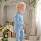 Zippered Romper in Sky