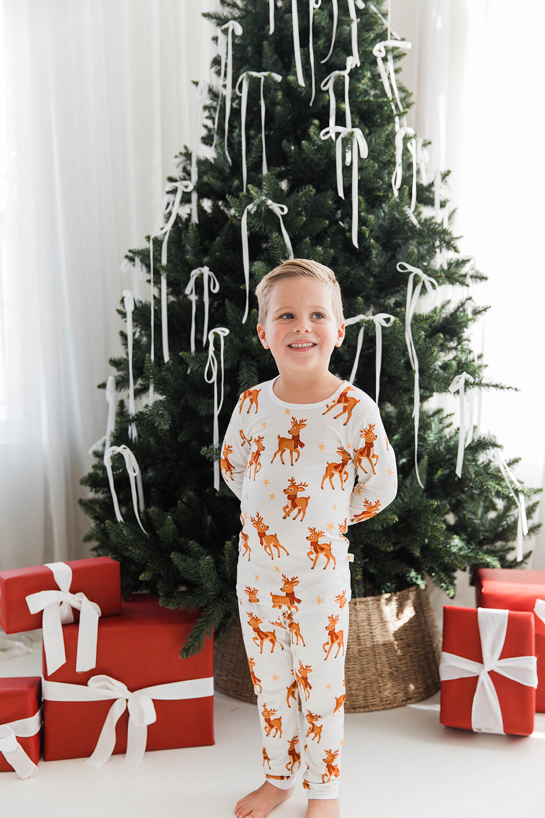 Two Piece Set in Reindeer Run