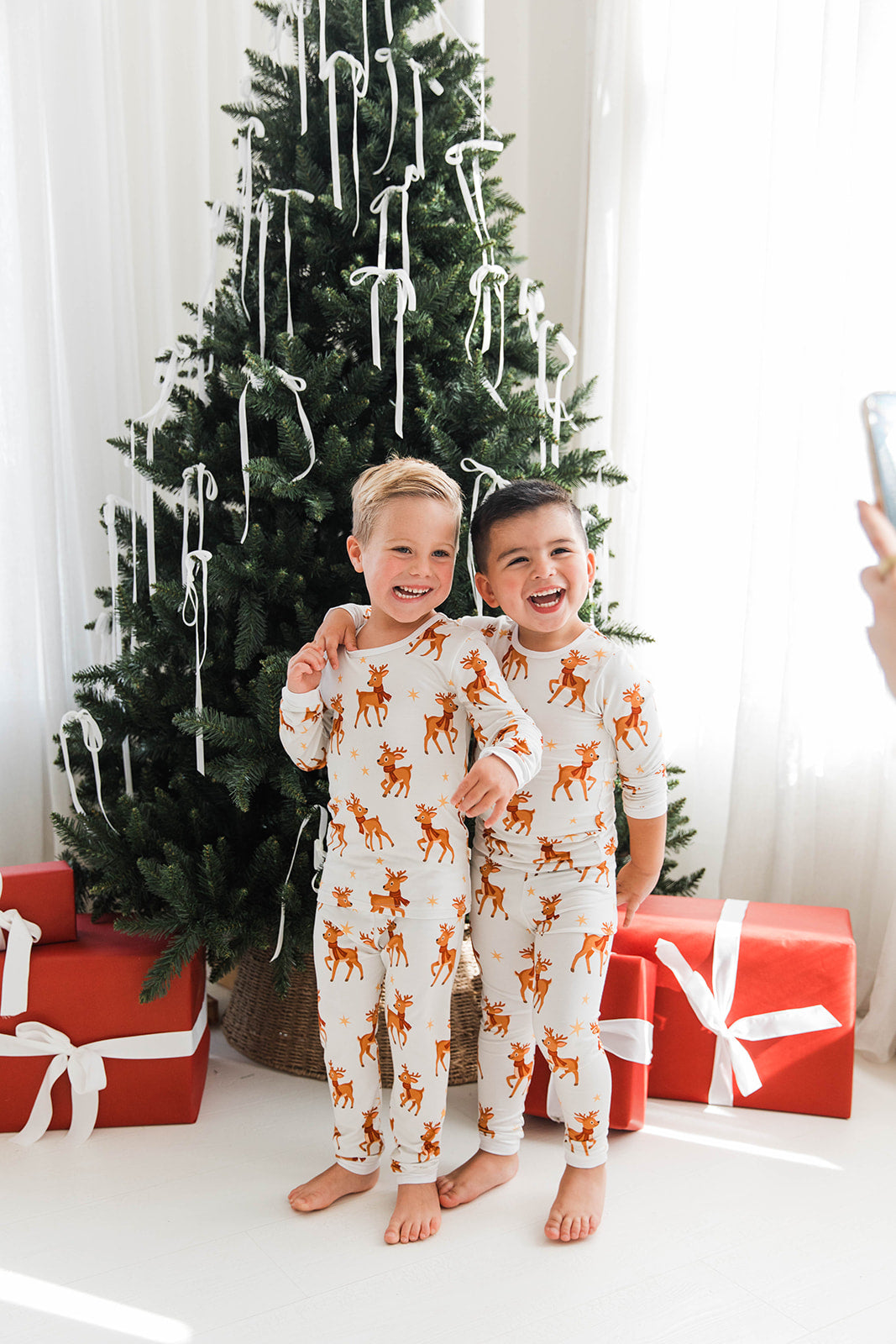 Two Piece Set in Reindeer Run