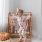 Zippered Romper in Turkey Trot