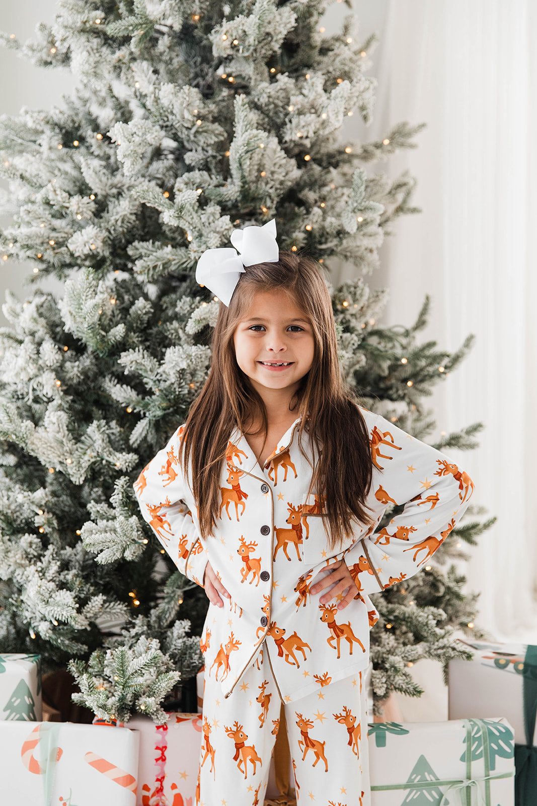 Button Down Set in Reindeer Run