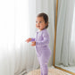 Zippered Romper in Lilac