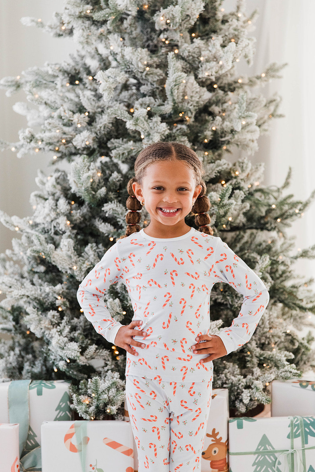 Two Piece Set in Candy Canes