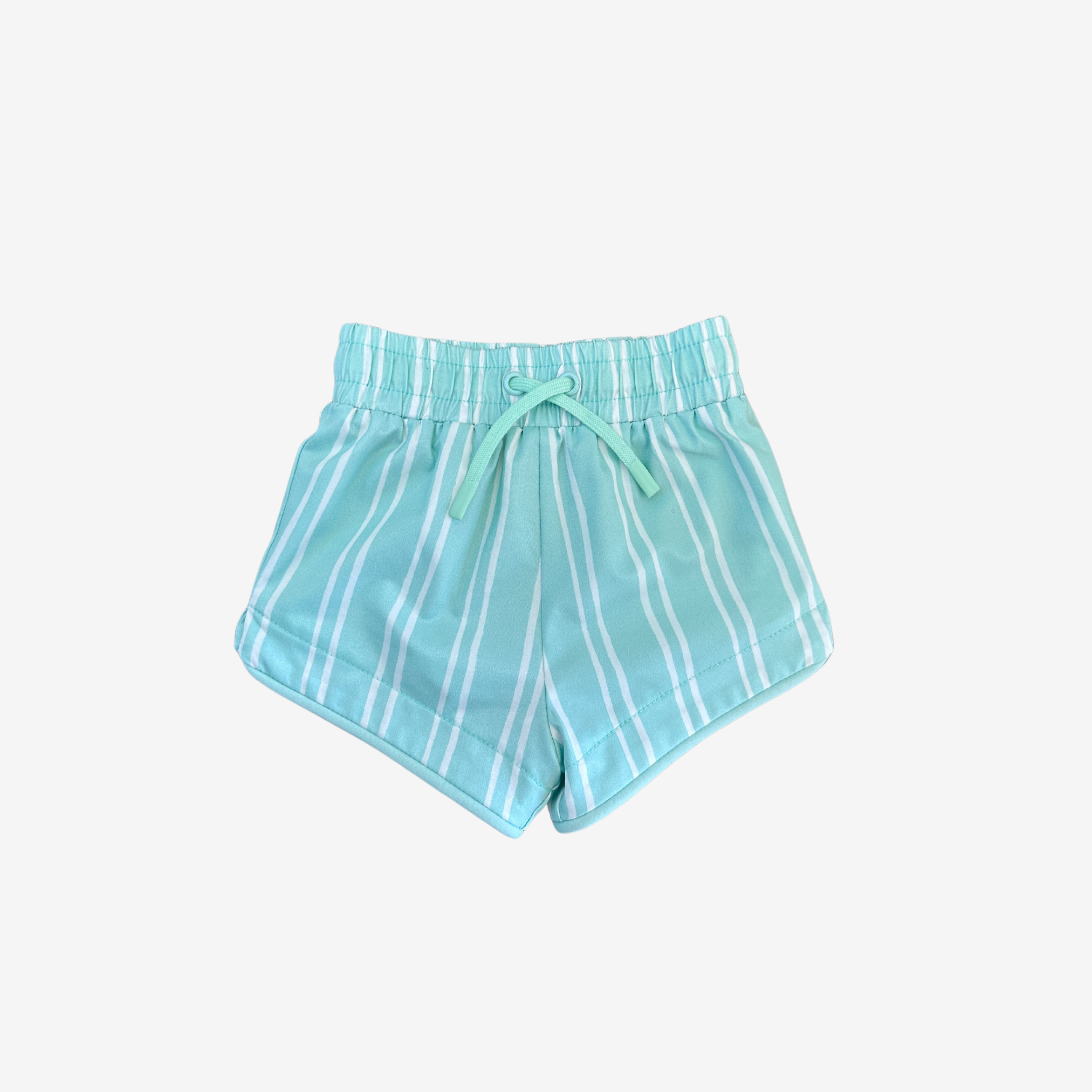 Seaside Short - Mint Stripe | Boys Swimwear | Swim Trunks – Ollie's Day