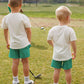 Mini Power Short - Golf Green Gingham