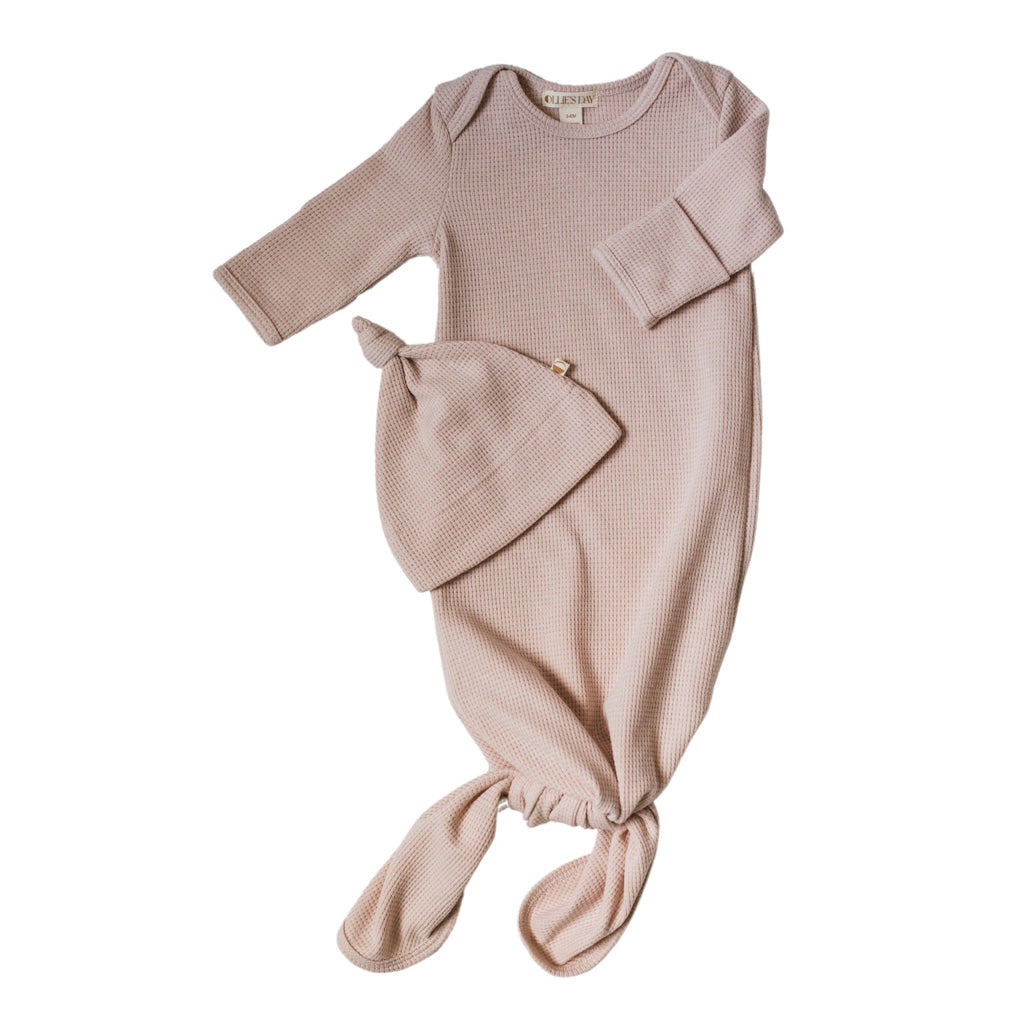Waffle Gown - Light Brown, Alternate, Color, Light Brown
