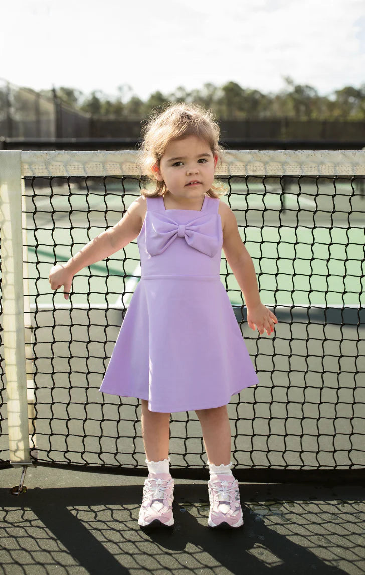 Dream Big Bow Dress - Lilac