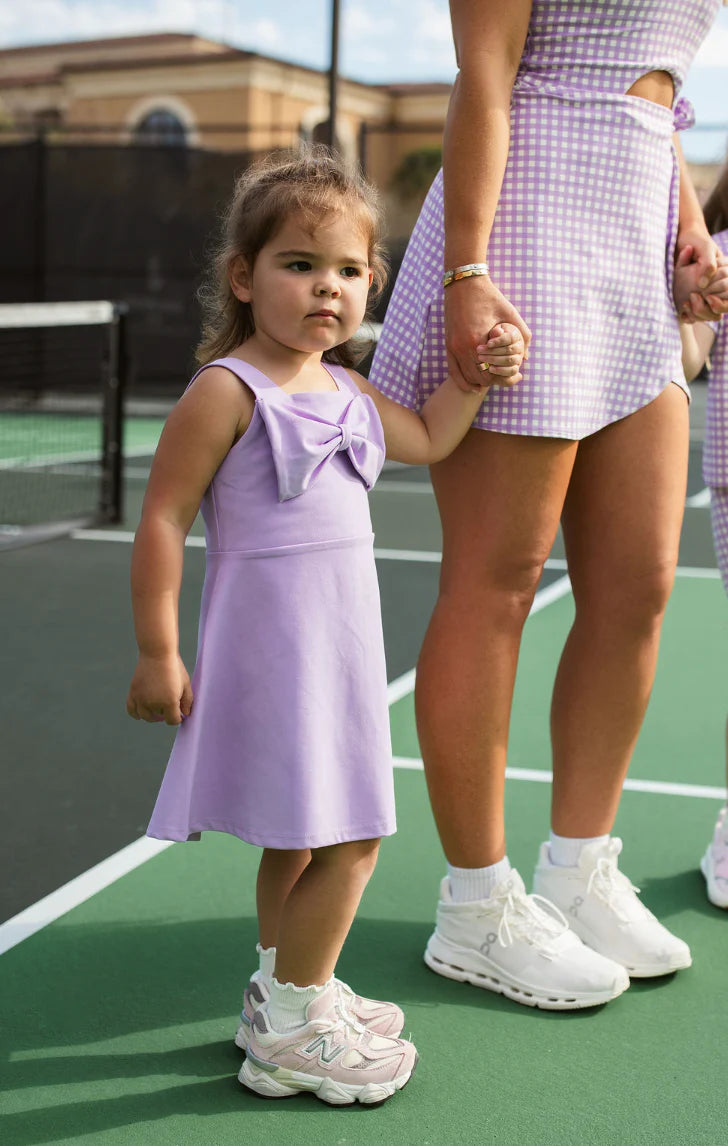 Dream Big Bow Dress - Lilac